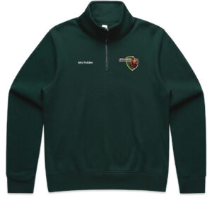 ASCOLOUR WOMEN'S STENCIL HALF ZIP CREW