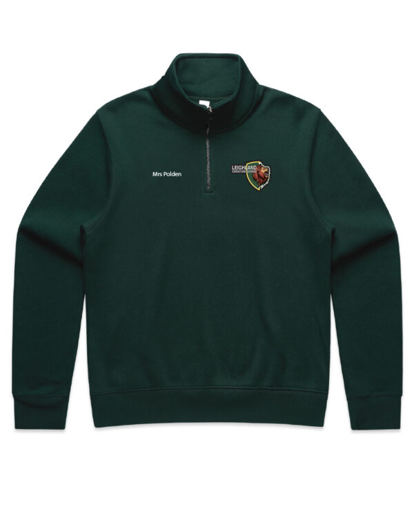 ASCOLOUR WOMEN'S STENCIL HALF ZIP CREW