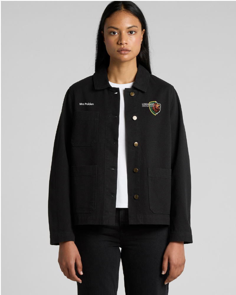 ASCOLOUR WOMEN'S CANVAS CHORE JACKET