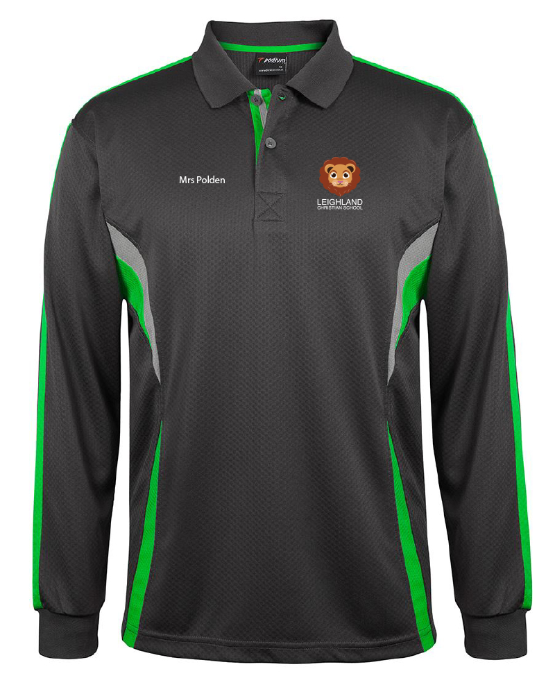 JB'S PODIUM L/S COOL POLO - Image 2