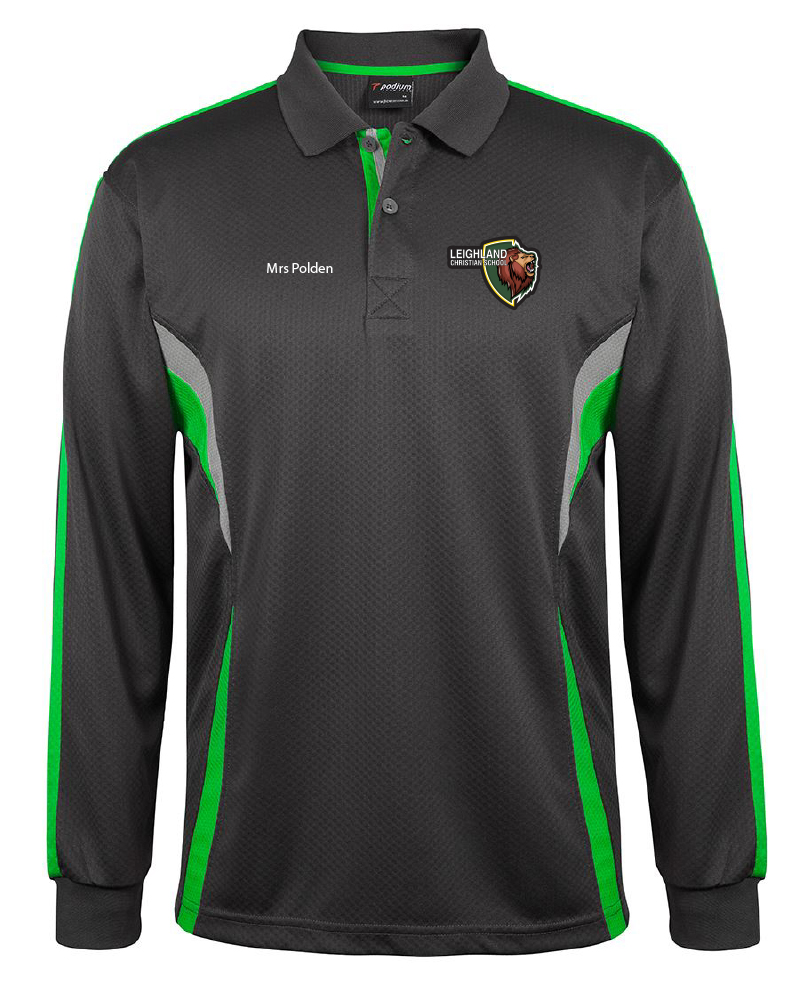 JB'S PODIUM L/S COOL POLO