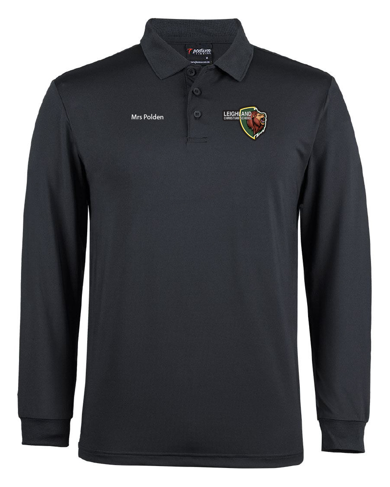 JB'S PODIUM L/S STRETCH POLO